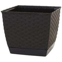 AKCIA DRLK190 KVETINÁČ RATOLLA SQUARE UMBRA-HNEDÝ 19x19xh15,9CM/3,8L - FLORASYSTEM