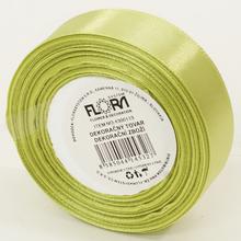 SATEN STUHA 20MM/15M ZELENÁ BL. FARBA 109  - FLORASYSTEM