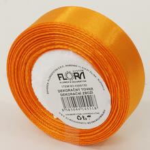 SATEN STUHA 20MM/15M ORANŽOVÁ FARBA 017  - FLORASYSTEM