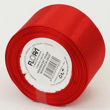 SATEN STUHA 38MM/10M FARBA 163 ČERVENÁ - FLORASYSTEM