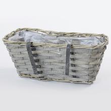 HRANTÍK ŠEDÝ ZÁVES 30X15X13 CM SUPER CENA!  - FLORASYSTEM
