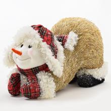 AKCIA! POLYST. SNEHULIAK KRČIACI SA KOŽUŠ. 37x18x30CM  - FLORASYSTEM