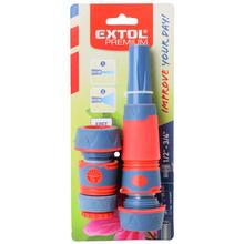 Postrekovač záhradný s rýchlospojkami na hadicu, 4-dielna sada.