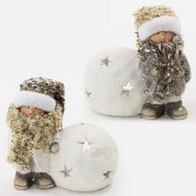 DIEŤA SO SNEH.GUĽOU LED POL.13X8X12CM - FLORASYSTEM