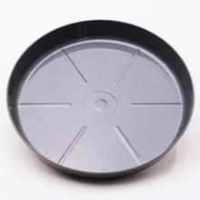 Miska okrúhla pod kvetináč v antracitovej farbe.