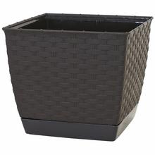 AKCIA DRLK220 KVETINÁČ RATOLLA SQUARE UMBRA-HNEDÝ 22x22xh18,9CM/6L - FLORASYSTEM