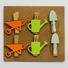 FÚRIK/KRHLA/LOPATKA NA ŠTIPCI  S/6 3CM MIX SUPER CENA - FLORASYSTEM