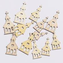 DREVENÉ KOSTOLY NATURAL S/12 2,2x4,5CM 1,7x3,5CM - FLORASYSTEM