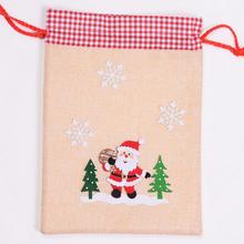 VIANOČNÉ VRECO SANTA 22x1x30CM - FLORASYSTEM