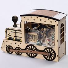 LED HRAJÚCI DREV VLAK 30x10x21CM SUPER CENA!  - FLORASYSTEM