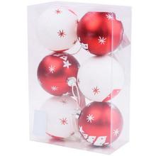 GULE VIAN. PLAST S/6 8CM ČERVBIELE MIX 2F 2 VZORY SUPER CENA! - FLORASYSTEM