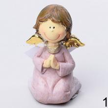 ANJEL MODLIACI/SRDCE FIAL. MIX2 5.5*5*9CM POLY ANGEL - Foto0