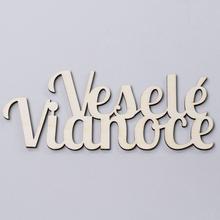 VÝREZ- VESELÉ VIANOCE BIELA 20X7,5CM S/2 - FLORASYSTEM