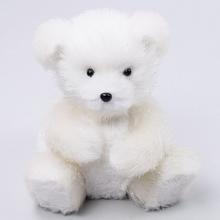 AKCIA! MEDVEĎ SEDIACI BIEL. 7x15x18CM - FLORASYSTEM