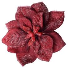 POINSETTIA ČERVENÁ ZASNEŽ. KLIP 12CM - FLORASYSTEM