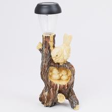 SOLAR VTÁK NA PNI  12x8,2x29,5CM MGO - FLORASYSTEM