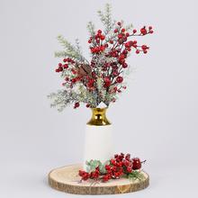 Bobule červené - vianočné umelé kvety | FLORASYSTEM