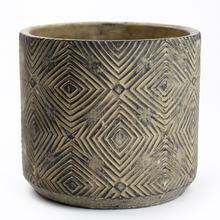 OBAL CEMENT HNEDÁ  D16.5*H15CM - FLORASYSTEM