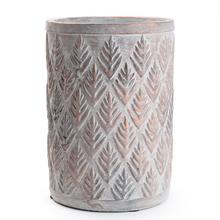 VÁZA CEMENT VZOR MEDENÁ D15.5*H22CM - FLORASYSTEM