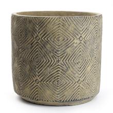 OBAL CEMENT HNEDÁ D18.5*H17.5CM - FLORASYSTEM