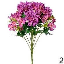 Kytica umelých kvetov mix dáhlia v rôznych farbách.