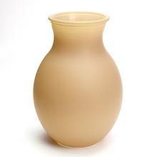 VÁZA Mateo vase glass beige frosted - h19,5xd14cm - Foto0