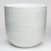 AKCIA OBAL Nora pot round off white 24xV25cm - Foto0