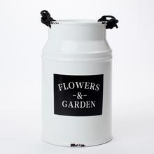 AKCIA! OBAL VÁZA BIELA DOLOMIT 13,3x13,3x21,7CM  - FLORASYSTEM