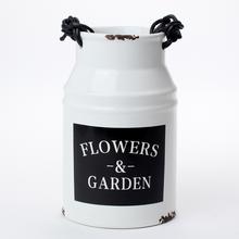 AKCIA! OBAL VÁZA BIELA DOLOMIT 11x11x17,5CM  - FLORASYSTEM