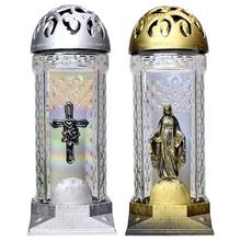 AKCIA! LUCERNA AVINION MIDI P.MÁRIA,KRÍŽ 150GR 10xV31cm  - FLORASYSTEM