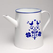 VÁZA KRHLA KOV MODROTLAČ 3 V:18x13CM SUPER CENA! - FLORASYSTEM