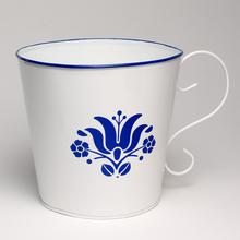 AKCIA! OBAL S UCHOM KOV MODROTLAČ 2 V:16,5x18CM - FLORASYSTEM