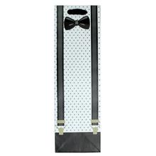 AGB1015804 TAŠKA darč fľaška V37x12+10cm ELEGANT MAN - FLORASYSTEM