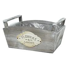 399FL/S DEBNIČKA DREVO ŠEDÁ M 29x20,5x15CM - FLORASYSTEM