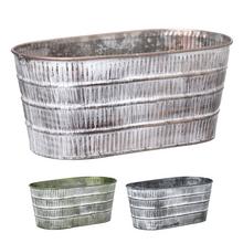 Obal oválny kovový mix v troch farbách.