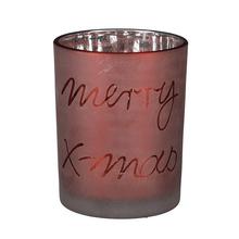 AKCIA! SVIETNIK Arya na čajovú sviečku d. červeny - v12,5xh10cm - FLORASYSTEM