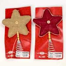 AKCIA! ŠPIC HVIEZDA JUTA MIX Č/B 23X15X3CM  - FLORASYSTEM