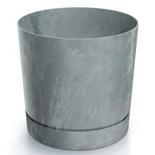 DPOP130E KVETINÁČ TUBO P BETON ŠEDÝ 12,8Xv12,8CM 1,2L - FLORASYSTEM