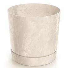 DPOP180E KVETINÁČ TUBO P BETON PIESKOVÝ 17,8Xv17,5CM 3,2L - FLORASYSTEM