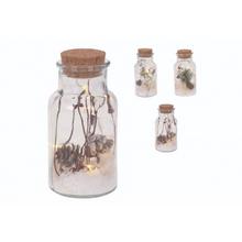 LED FĽAŠA VIAN.DEKOR 14CM MIX 3DRUHY - FLORASYSTEM