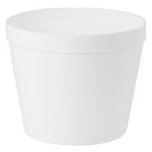 KVETINÁČ 23CM BIELY - FLORASYSTEM