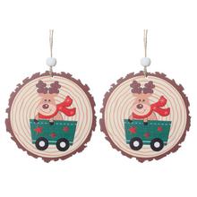 ZÁVES JELEŇ KRUH DREVO S/2 9x9x0.5 - FLORASYSTEM