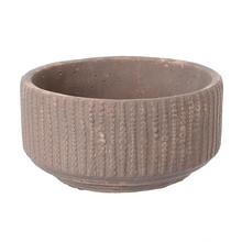 OBAL CEMENT BROWN 19.5*H10.5cm - FLORASYSTEM