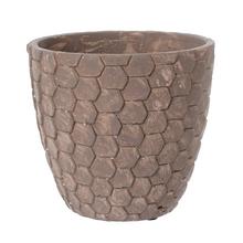 OBAL CEMENT BROWN D15.5*H14cm SUPER CENA! - FLORASYSTEM