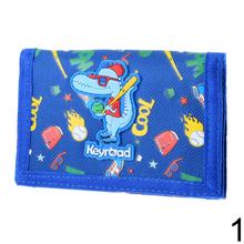 Peňaženka Mix čierna a modrá s detskými motívmi.