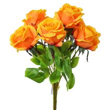 KYTICA RUŽA ČAJOVÁ ORANŽOVÁ 45CM - FLORASYSTEM