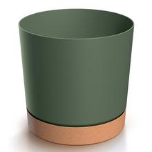 DPOD300 KVETINÁČ TUBO PM ZELENÝ 29,2XV28,3CM - FLORASYSTEM