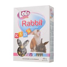 LOLO KIDS kompletné krmivo pre králiky 3-8mes., 400g, krabička - FLORASYSTEM