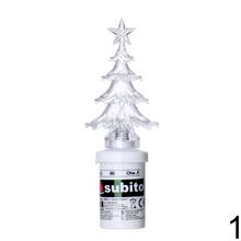 LED stromčeky v bielej a zelenej farbe.