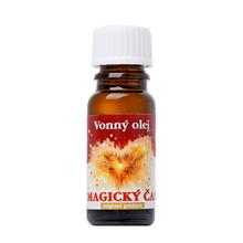 Vonný olej MAGICKÝ ČAS v hnedej fľaši.